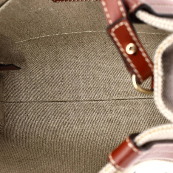 Chloe Woody Convertible Tote Canvas #233232C92B - Picture 5 of 6